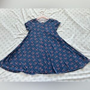 Blue floral dress size 10/12